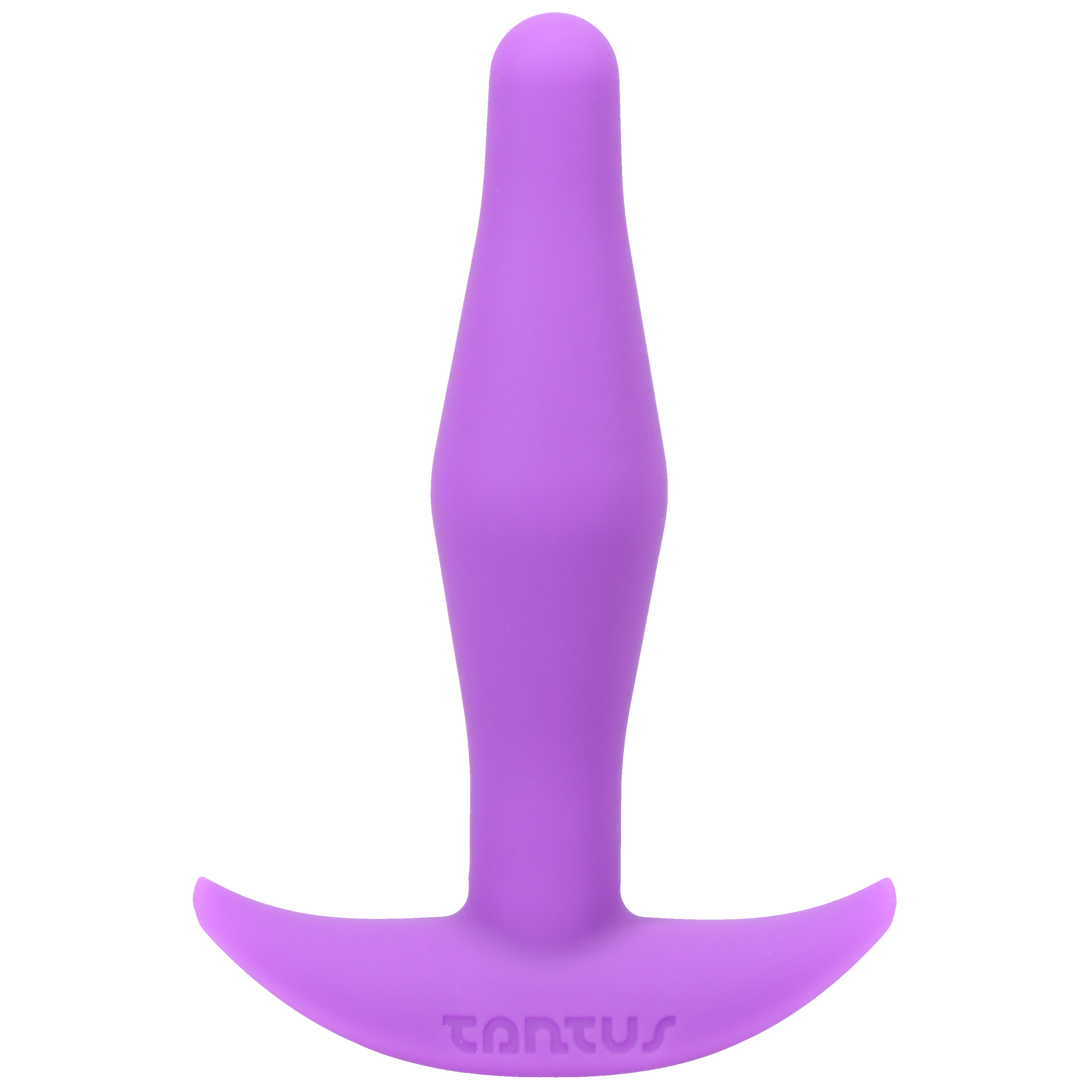 Tantus Silicone Little Flirt Butt Plug Purple Haze