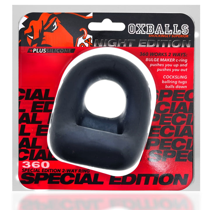 Oxballs 360, dual use cockring - PLUS??? special edition - NIGHT