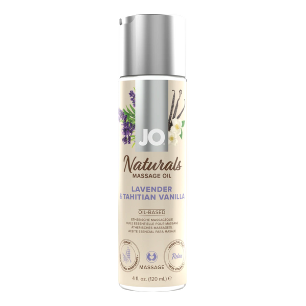 JO Naturals - Lavender & Vanilla - Massage 4 floz / 120 mL