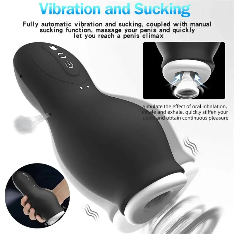 Ejaculating Vaginas Suction Male Powerful Masturbator