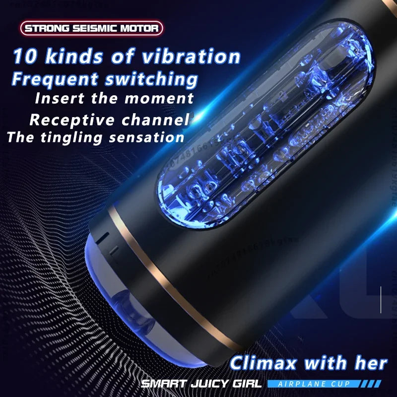 Automatic Sucking Vibration Male Stroker