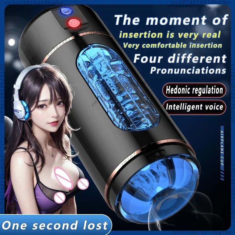 Automatic Sucking Vibration Male Stroker