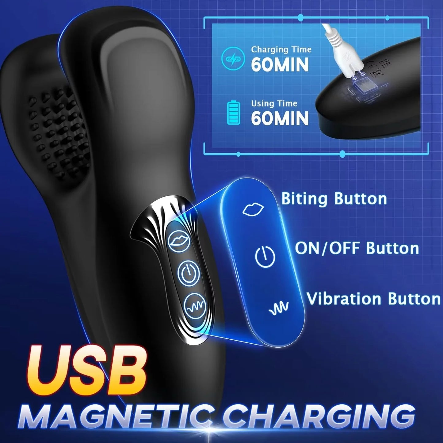 Automatic Male Vibrating Masturbator