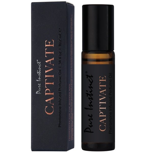 Captivate - 10.2ml Pure Instinct Men's Collection Pheromone Perfume Oil - LustyBanana