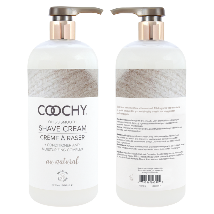 Shave Cream - Au Natural 32oz | 946mL