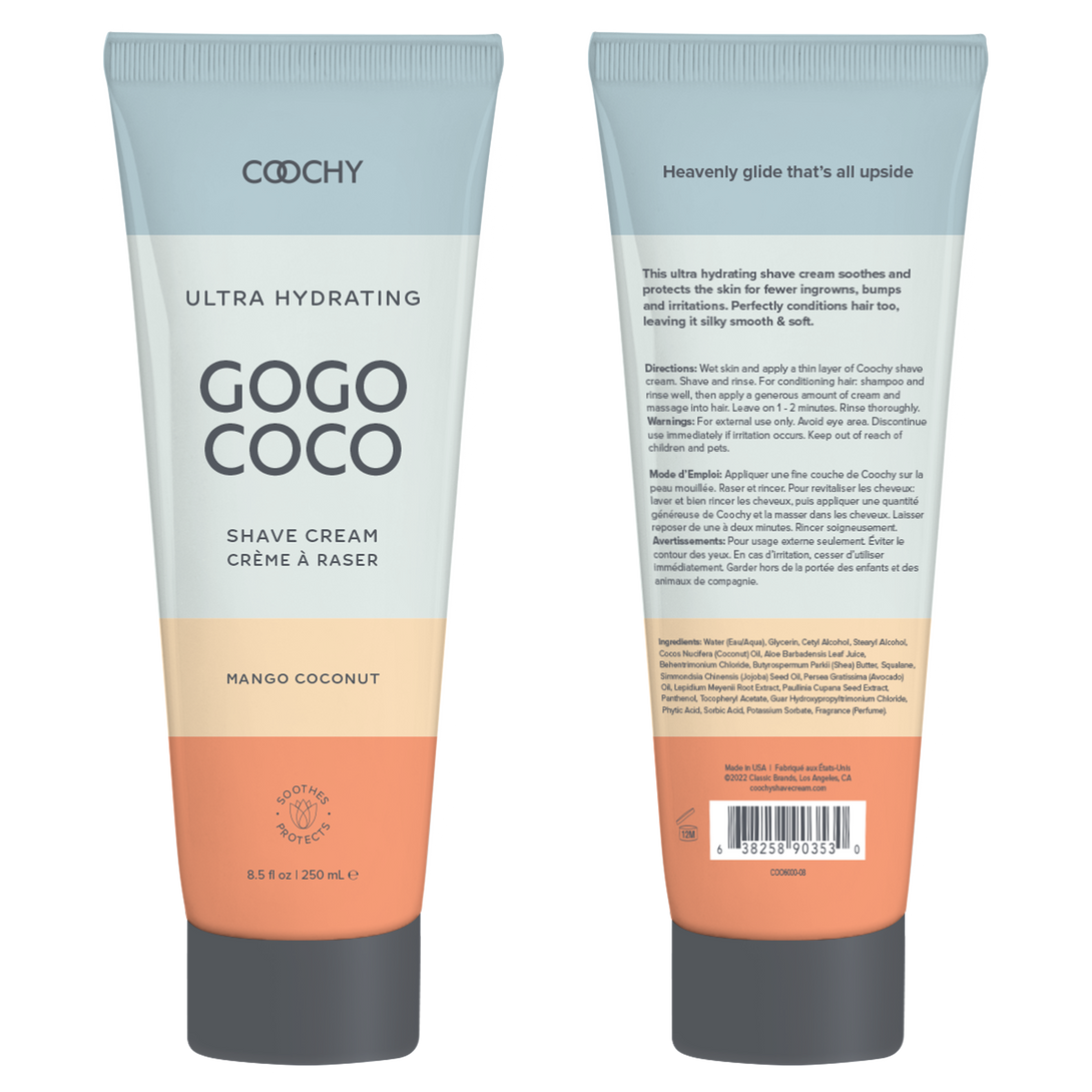 Ultra Hydrating Mango Coconut  Shave Cream 8.5oz