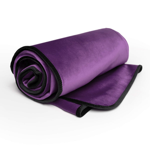 Fascinator Lush Throw Purple Microvelvet - King Size - LustyBanana