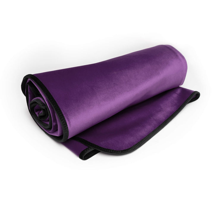 Fascinator Lush Throw Purple Microvelvet - King Size - LustyBanana