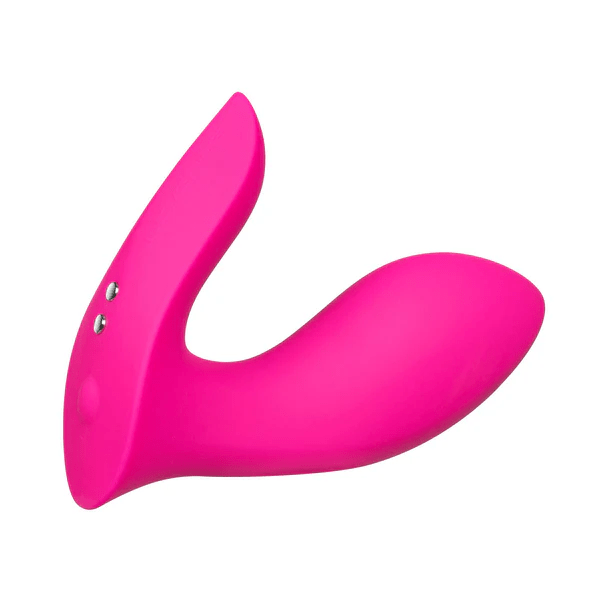 FLEXER BLUETOOTH INSERTABLE DUAL PANTY VIBRATOR - PINK - LustyBanana