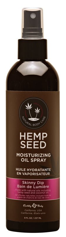 Hemp Seed Moisturizing Oil Spray Skinny Dip 8 fl oz / 237 ml - LustyBanana