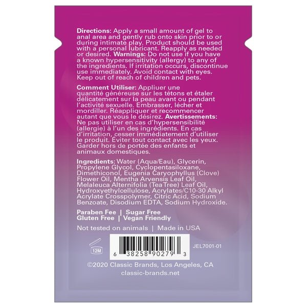 HINEY HELPER DESENSITIZING GEL - FOIL - 0.03 fl oz | 1 mL - LustyBanana