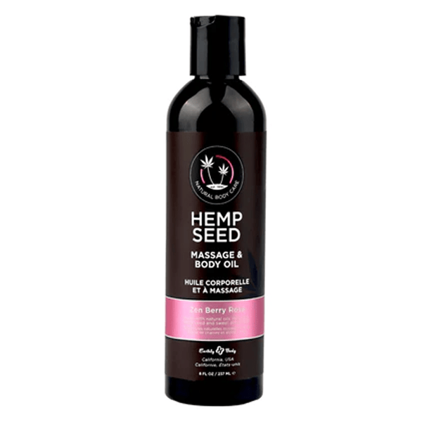 Massage Oil Zen Berry Rose 8 fl oz / 237 ml - LustyBanana