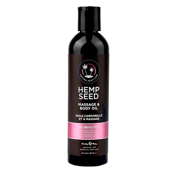 Massage Oil Zen Berry Rose 8 fl oz / 237 ml - LustyBanana