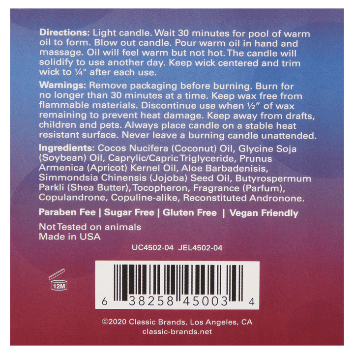 MOOD CANDLES Sex - a - licious - Pheromone Massage Candle Ravenous Raspberry 4oz | 113g - LustyBanana