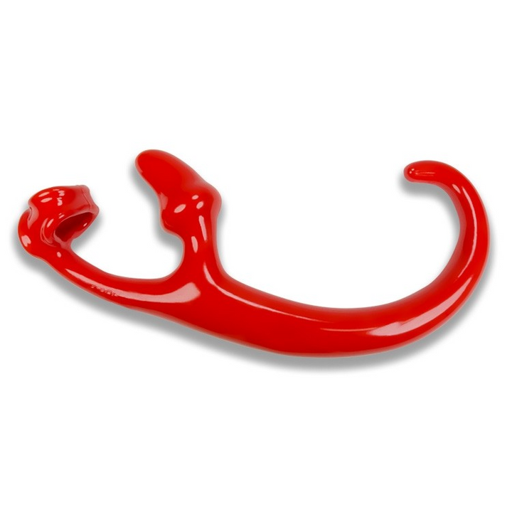 ALIEN TAIL, butt plug  sling, RED