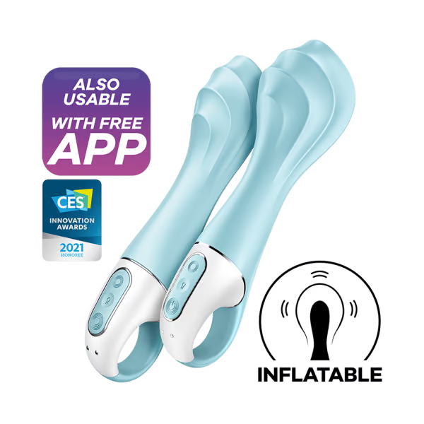 Air Pump Vibrator 5 Blue
