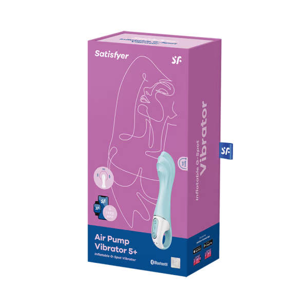 Air Pump Vibrator 5 Blue