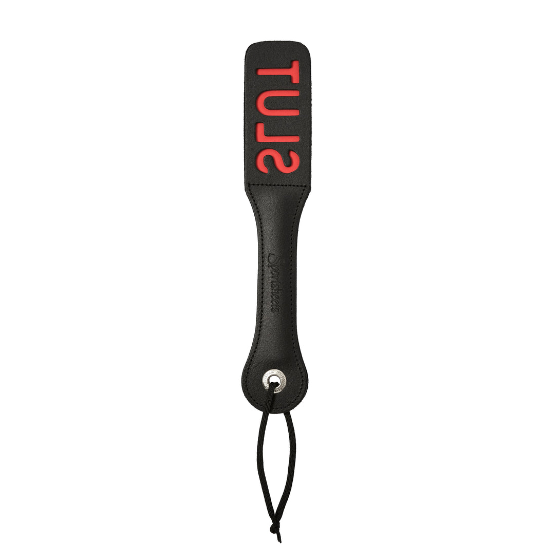 12? Leather Slut Impression Paddle