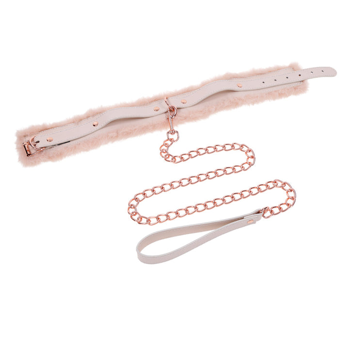 Peaches ?n CreaMe Fur Collar & Leash