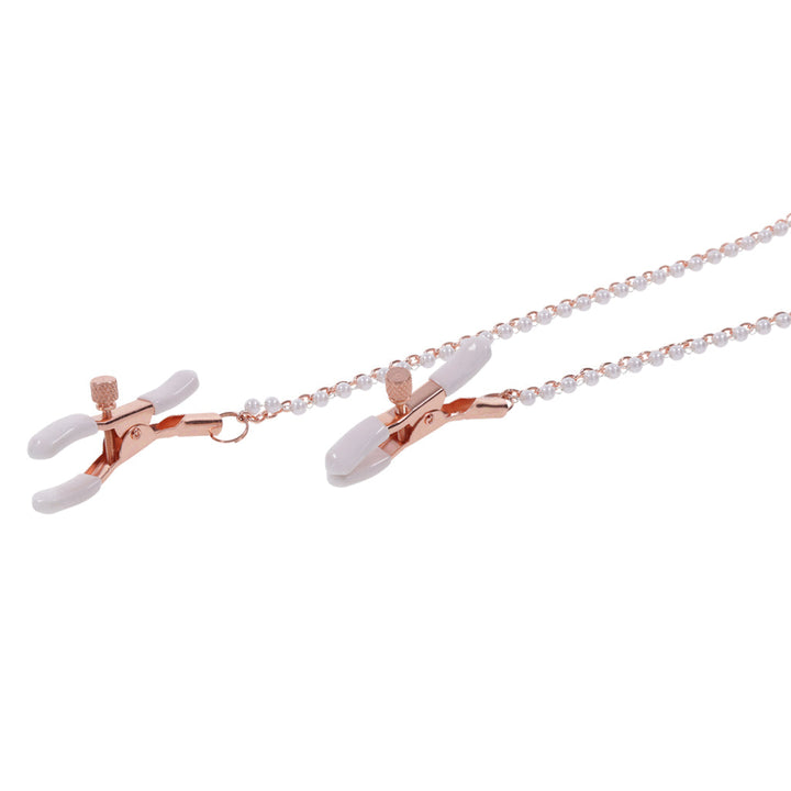 Peaches ?n CreaMe Collar with Nipple Clamps
