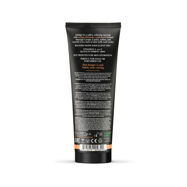 Orange Blossom  Patchouli Massage Cream 4oz