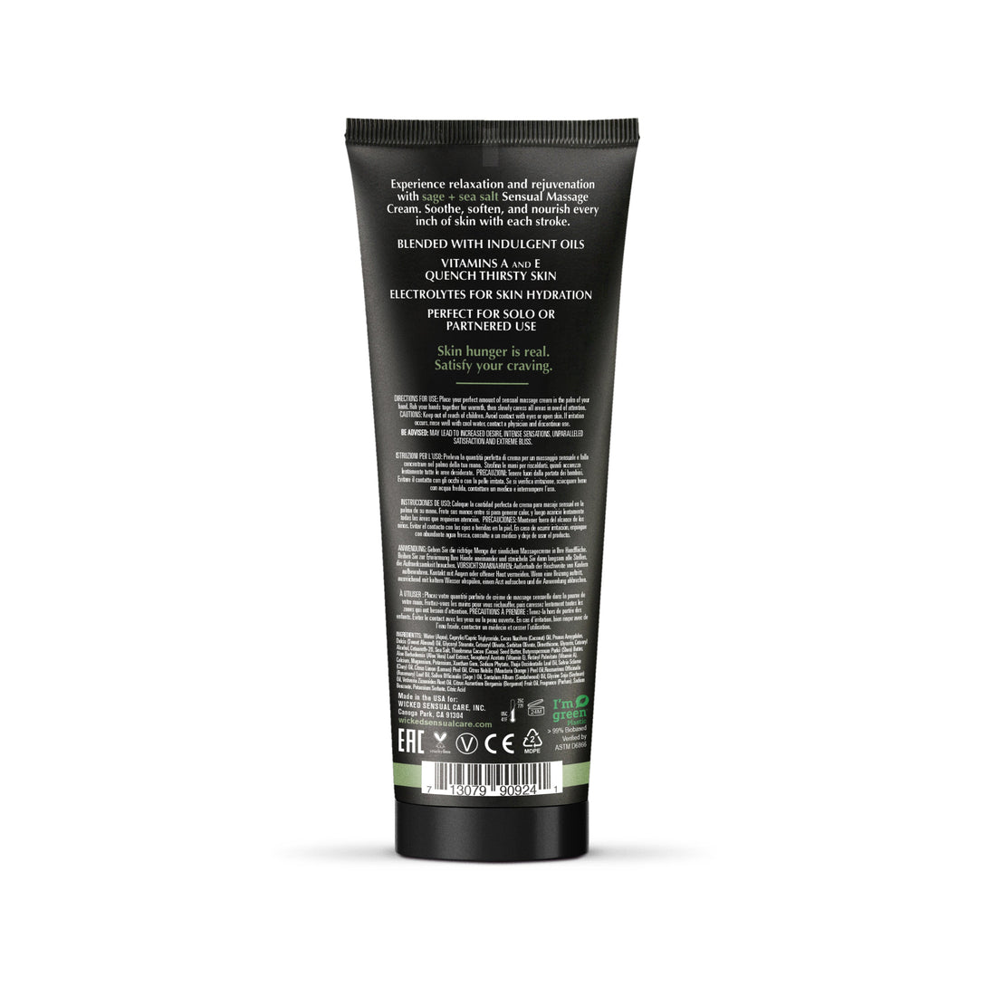 Sage  Sea Salt Massage Cream 4oz